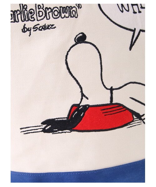 SEVENDAYS=SUNDAY(セブンデイズサンデイ)の「Unisex PEANUTS WHENショルダーバッグ(バッグ・ポーチ・レディース・レッド/ネイビー・F)」の7枚目の写真