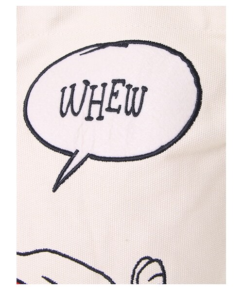 SEVENDAYS=SUNDAY(セブンデイズサンデイ)の「Unisex PEANUTS WHENショルダーバッグ(バッグ・ポーチ・レディース・レッド/ネイビー・F)」の6枚目の写真