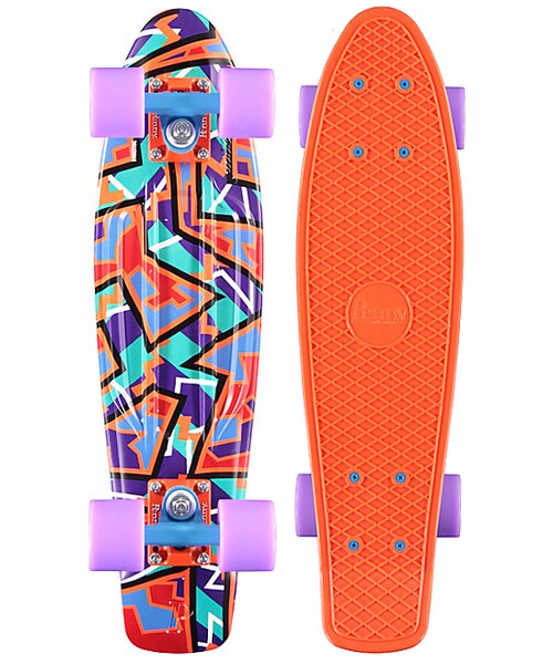 Penny(ペニー)の「Skateboard Penny 22 Spike Orange et Violet - Penny(その他・autre)」の1枚目の写真