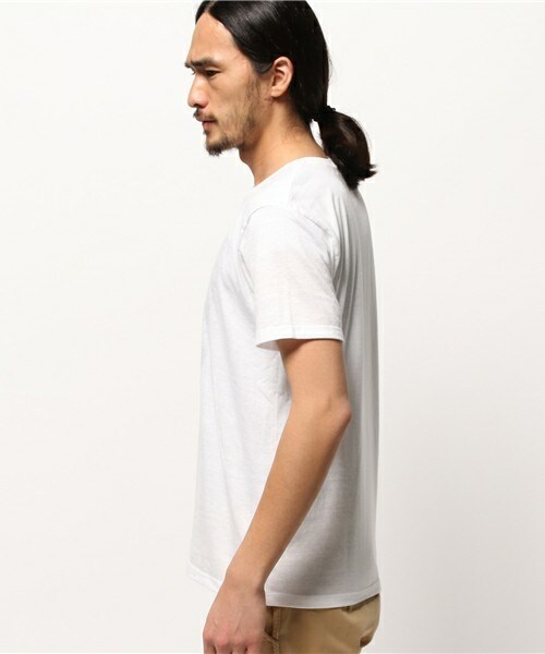 FREDY&GLOSTER（フレディアンドグロスター）の「ステンシル7　Tシャツ（Tシャツ/カットソー・メンズ・ホワイト・SMALL/MEDIUM/LARGE）」の3枚目の写真