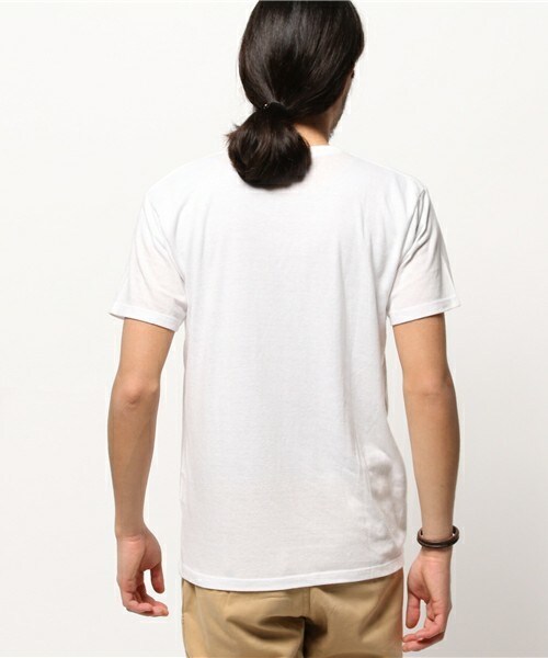 FREDY&GLOSTER（フレディアンドグロスター）の「ステンシル7　Tシャツ（Tシャツ/カットソー・メンズ・ホワイト・SMALL/MEDIUM/LARGE）」の4枚目の写真