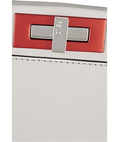 FENDI（フェンディ）の「Fendi Peekaboo large leather tote（トートバッグ・レディース・Gray）」の5枚目の写真