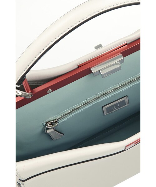 FENDI（フェンディ）の「Fendi Peekaboo large leather tote（トートバッグ・レディース・Gray）」の2枚目の写真