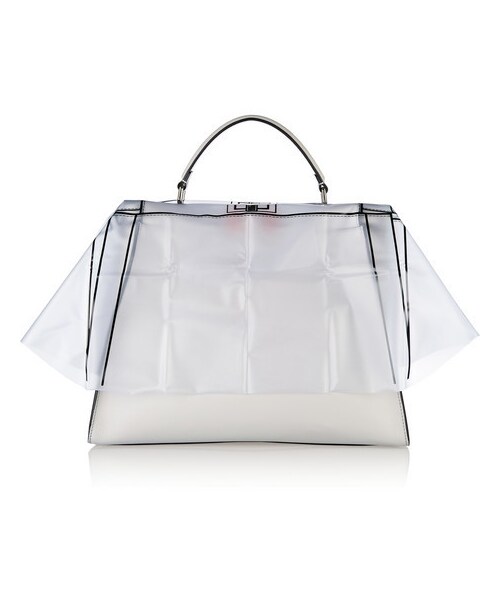 FENDI（フェンディ）の「Fendi Peekaboo large leather tote（トートバッグ・レディース・Gray）」の6枚目の写真