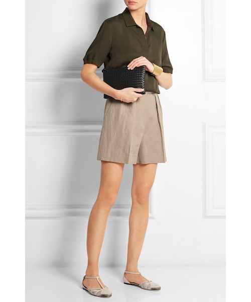 BOTTEGA VENETA（ボッテガヴェネタ）の「Bottega Veneta Intrecciato leather pouch（クラッチバッグ・レディース・Black）」の5枚目の写真