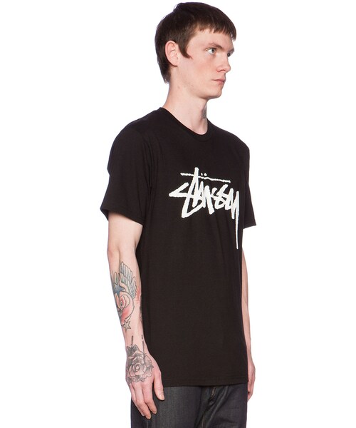 STUSSY（ステューシー）の「Stussy Stock Tee（Tシャツ/カットソー・メンズ・Black_MS47・XL）」の2枚目の写真