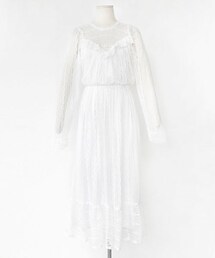 DHOLIC | 総レースブラウジングミディワンピース(ワンピース)