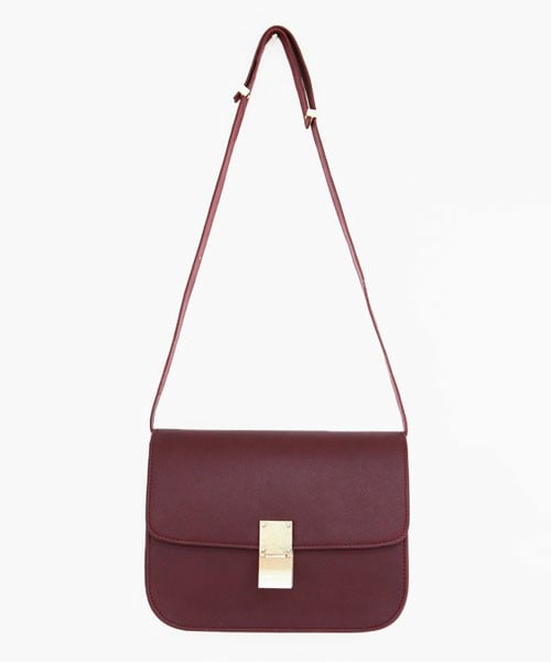 DHOLIC（ディーホリック）の「6colorショルダーバッグ（ショルダーバッグ・レディース・ライトグレー/ブラック/ブルー/キャメル/アイボリー/ワイン・ONE）」の6枚目の写真