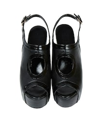 PAMEO POSE | BI-COLOR WEDGE SANDAL(サンダル)