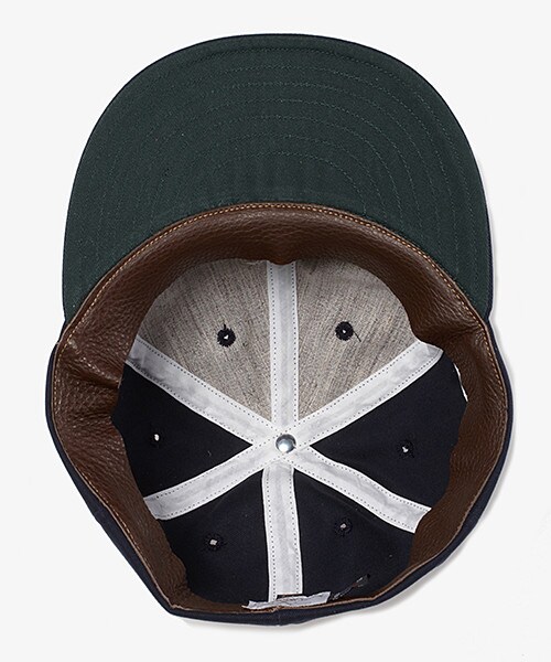 delave（デラヴェ）の「delave ”Ｄ”ベースボールキャップ（キャップ・レディース・グリーン/ネイビー・SMALL/MEDIUM）」の8枚目の写真