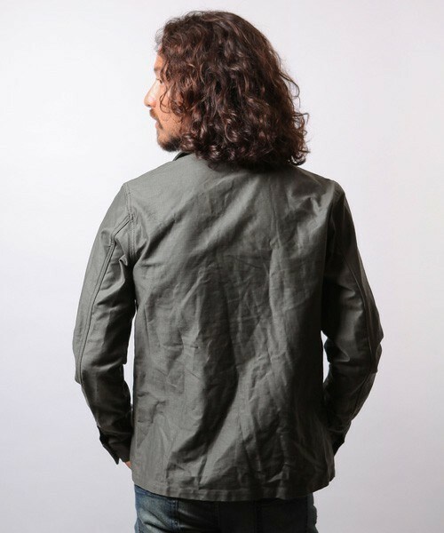 SABLE CLUTCH（セーブルクラッチ）の「コンチョボタンミリタリーシャツジャケット（シャツ/ブラウス・メンズ・カーキ・SMALL/MEDIUM/LARGE/X-LARGE）」の5枚目の写真