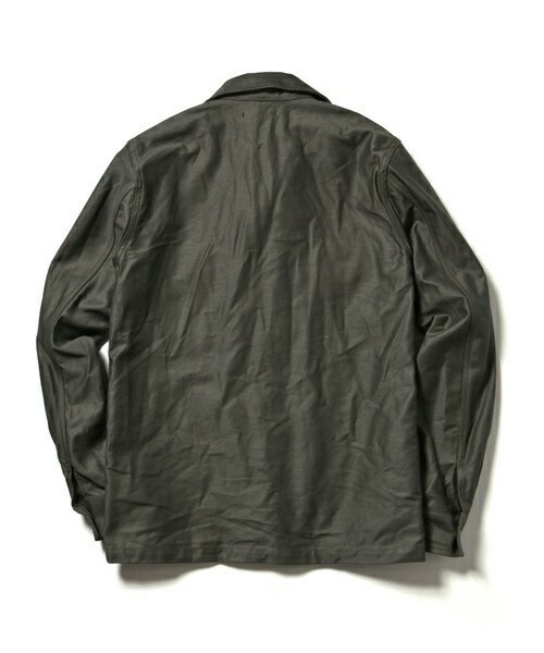SABLE CLUTCH（セーブルクラッチ）の「コンチョボタンミリタリーシャツジャケット（シャツ/ブラウス・メンズ・カーキ・SMALL/MEDIUM/LARGE/X-LARGE）」の6枚目の写真