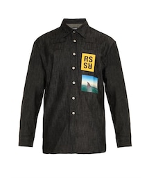 RAF SIMONS | Raf Simons Cotton-blend denim shirt(シャツ/ブラウス)