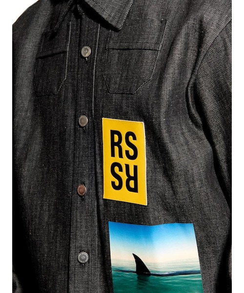 RAF SIMONS（ラフシモンズ）の「Raf Simons Cotton-blend denim shirt（シャツ/ブラウス・メンズ・other・XL/M/S/L）」の5枚目の写真