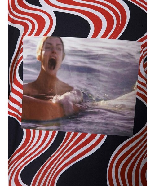 RAF SIMONS(ラフシモンズ)の「Raf Simons Swirl-print cotton-jersey T-shirt(Tシャツ/カットソー・メンズ・other・XL/M/XS/S/L)」の2枚目の写真