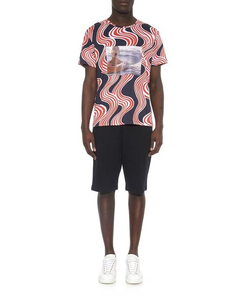 RAF SIMONS(ラフシモンズ)の「Raf Simons Swirl-print cotton-jersey T-shirt(Tシャツ/カットソー・メンズ・other・XL/M/XS/S/L)」の5枚目の写真