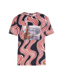 RAF SIMONS | Raf Simons Swirl-print cotton-jersey T-shirt(Tシャツ/カットソー)