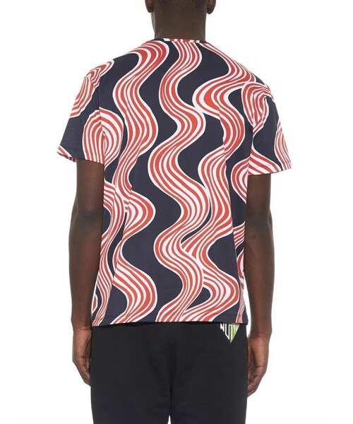 RAF SIMONS(ラフシモンズ)の「Raf Simons Swirl-print cotton-jersey T-shirt(Tシャツ/カットソー・メンズ・other・XL/M/XS/S/L)」の3枚目の写真