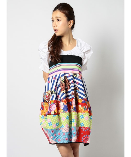 美品✨PICTURES 2wayドット&ストライプバルーンスカート　ピクチャーズ 楽天市場】ピクチャーズ PICTURES バルーンスカート ‐【中古