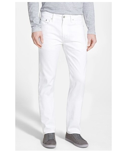 513™' Slim Fit Jeans (White 