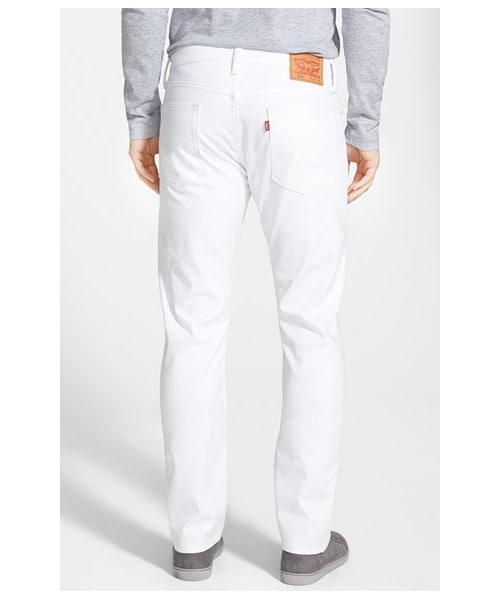Levi's（リーバイス）の「Levi's® '513™' Slim Fit Jeans (White)（デニムパンツ・メンズ・White・Regular 30 x 32/Regular 36 x 32/Regular 28 x 32/Regular 29 x 32/Regular 38 x 32/Regular 33 x 32/Regular 31 x 32/Regular 34 x 32/Regular 32 x 32）」の2枚目の写真