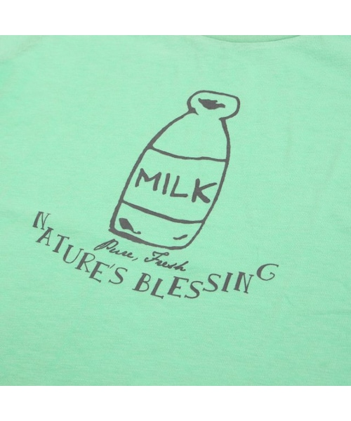 apres les cours(アプレレクール)の「◎BREAKFAST4柄Tシャツ(ママ)(トップス・キッズ・アイボリー/ミント/マスタード/ピンク・M)」の9枚目の写真