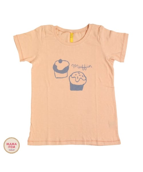 apres les cours(アプレレクール)の「◎BREAKFAST4柄Tシャツ(ママ)(トップス・キッズ・アイボリー/ミント/マスタード/ピンク・M)」の4枚目の写真