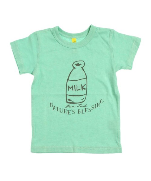 apres les cours(アプレレクール)の「◎BREAKFAST4柄Tシャツ(トップス・キッズ・アイボリー/ミント/マスタード/ピンク・80/90/95/100/110/120/130/140)」の6枚目の写真