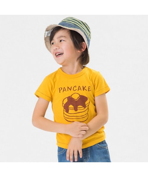 apres les cours(アプレレクール)の「◎BREAKFAST4柄Tシャツ(トップス・キッズ・アイボリー/ミント/マスタード/ピンク・80/90/95/100/110/120/130/140)」の3枚目の写真