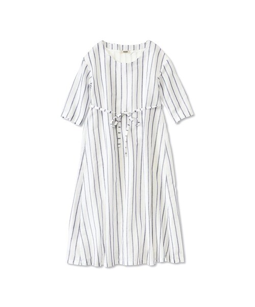 Haco ハコ の Nusy Love Peace Kazumiさんと作ったストライプロングワンピ ワンピース Wear