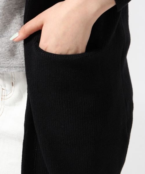 LOWRYS FARM(ローリーズファーム)の「9Gロングカーディガン(トップス・レディース・オフ05/ブラック09/グレー15・M/L)」の11枚目の写真