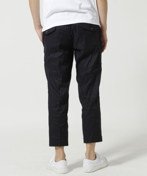 GLOBAL WORK（グローバルワーク）の「メンアサストレッチクロップド（パンツ・メンズ・ライトベージュ52/カーキブラウン75/ブルー(ウィンドウペンチェク)87/ネイビー88・Ｓ/Ｍ/Ｌ/ＸＬ）」の6枚目の写真