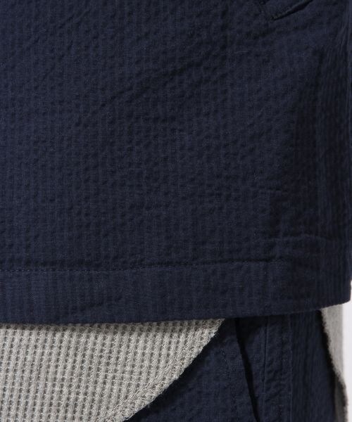 RAGEBLUE（レイジブルー）の「＜セットアップ着用可能＞シアサッカーブルゾン（ジャケット/アウター・メンズ・ホワイト02/ネイビー88・Ｍ/Ｌ）」の10枚目の写真