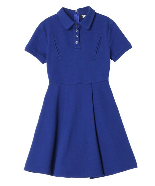 PAMEO POSE（パメオポーズ）の「ARROWS POLO ONEPIECE（ワンピース・レディース・ホワイト/ネイビー/ブラック・Ｆ）」の3枚目の写真