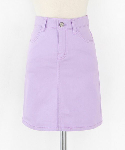 DHOLIC（ディーホリック）の「パステルカラーコットンミニスカート（スカート・レディース・イエロー/ホワイト/ライトパープル/ミント/ブラック・S/M/L）」の5枚目の写真