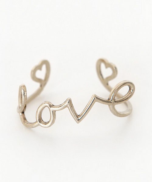 DHOLIC（ディーホリック）の「LOVEモチーフメタルブレスレット（ブレスレット・レディース・シルバー/ゴールド・FREE）」の2枚目の写真