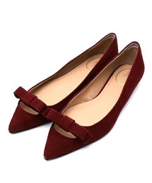 J&M Davidson | J&M DAVIDSON リボン付スエードフラットシューズ/KATE(その他シューズ)