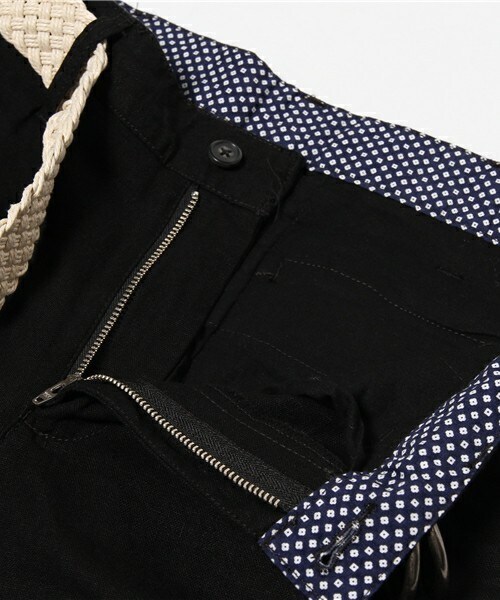 UNION STATION（ユニオンステーション）の「【成宮寛貴さん着用 smart(スマート)6月号 P43掲載商品】コットンリネンベルト付ショーツ（その他パンツ・メンズ・ホワイト/ブラック/グリーン/ブルー/ネイビー・MEDIUM/LARGE/LL）」の13枚目の写真