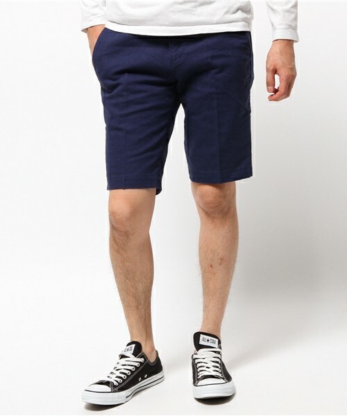 UNION STATION（ユニオンステーション）の「【成宮寛貴さん着用 smart(スマート)6月号 P43掲載商品】コットンリネンベルト付ショーツ（その他パンツ・メンズ・ホワイト/ブラック/グリーン/ブルー/ネイビー・MEDIUM/LARGE/LL）」の5枚目の写真