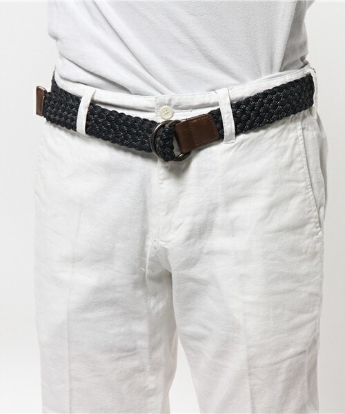 UNION STATION（ユニオンステーション）の「【成宮寛貴さん着用 smart(スマート)6月号 P43掲載商品】コットンリネンベルト付ショーツ（その他パンツ・メンズ・ホワイト/ブラック/グリーン/ブルー/ネイビー・MEDIUM/LARGE/LL）」の16枚目の写真