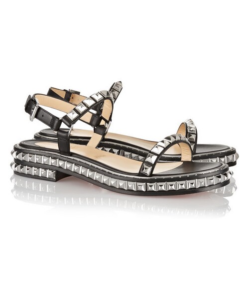 Christian Louboutin（クリスチャンルブタン）の「Christian Louboutin Athossita studded leather sandals（サンダル・レディース・Black・IT40/IT39.5/IT37/IT37.5/IT38/IT36.5/IT41/IT38.5/IT40.5/IT36/IT39）」の5枚目の写真
