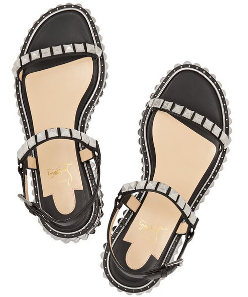 Christian Louboutin（クリスチャンルブタン）の「Christian Louboutin Athossita studded leather sandals（サンダル・レディース・Black・IT40/IT39.5/IT37/IT37.5/IT38/IT36.5/IT41/IT38.5/IT40.5/IT36/IT39）」の7枚目の写真