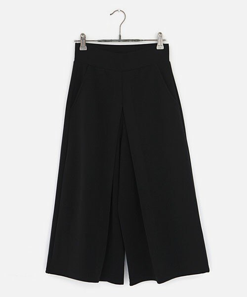 DHOLIC（ディーホリック）の「ウエストゴムガウチョパンツ（その他パンツ・レディース・アイボリー/ピンク/ブラック・FREE）」の2枚目の写真