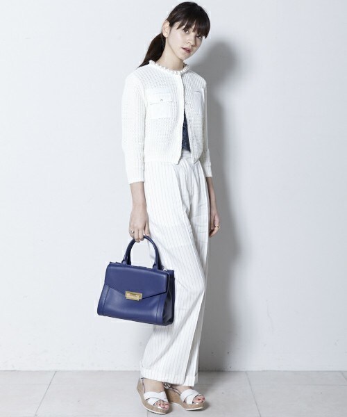 FLYNN（フリン）の「FLYNN 『CLARKE』ハンドバッグ（ハンドバッグ・レディース・ネイビー/ブラック・FREE）」の19枚目の写真