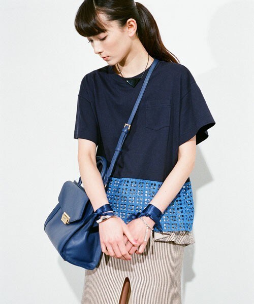 FLYNN（フリン）の「FLYNN 『CLARKE』ハンドバッグ（ハンドバッグ・レディース・ネイビー/ブラック・FREE）」の20枚目の写真