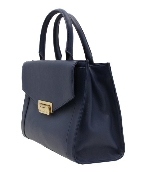 FLYNN（フリン）の「FLYNN 『CLARKE』ハンドバッグ（ハンドバッグ・レディース・ネイビー/ブラック・FREE）」の5枚目の写真