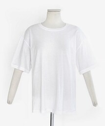 DHOLIC | ヴィンテージディテールルーズ半袖Tシャツ(Tシャツ/カットソー)