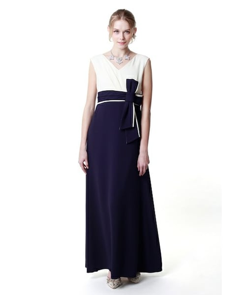 GRACE CLASS（グレースクラス）の「バイカラーロングドレス（）」 - WEAR