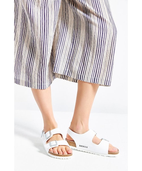BIRKENSTOCK(ビルケンシュトック)の「Birkenstock Milano Slingback Sandal(サンダル・レディース・WHITE・US 10/EU 40/US 9/EU 39/US 8/EU 38/US 11/EU 41/US 7/EU 37/US 6/EU 36)」の3枚目の写真