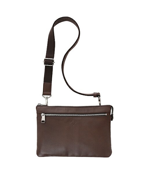 ultima TOKYO（ウルティマトーキョー）の「≪ultima TOKYO／ウルティマ トーキョー≫３way スマートショルダー◇セカンドバッグ、ショルダーバッグ、バッグinバッグの3通り　薄マチタイプ　77612（ショルダーバッグ・メンズ・レッド/ターコイズ/ブラック/ブルー/ブラウン/イエロー/オレンジ・W27×H18×D2 cm）」の3枚目の写真